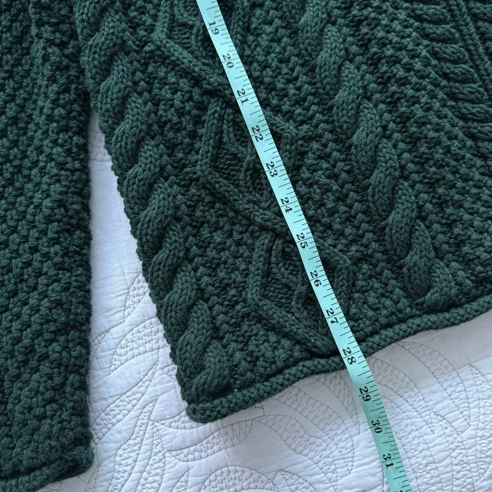 J. Crew - Cotton Cable-knit Rollneck™ Sweater - Green